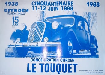50 ans de la 15-Six - Le touquet - 11 et 12 juin 1988